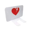 Physio-Control LIFEPAK CR2 AED Wall Bracket - White/Red