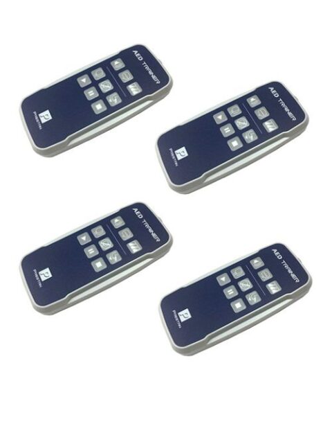 PRESTAN Professional AED Trainer PLUS Remote Control, 4-Pack