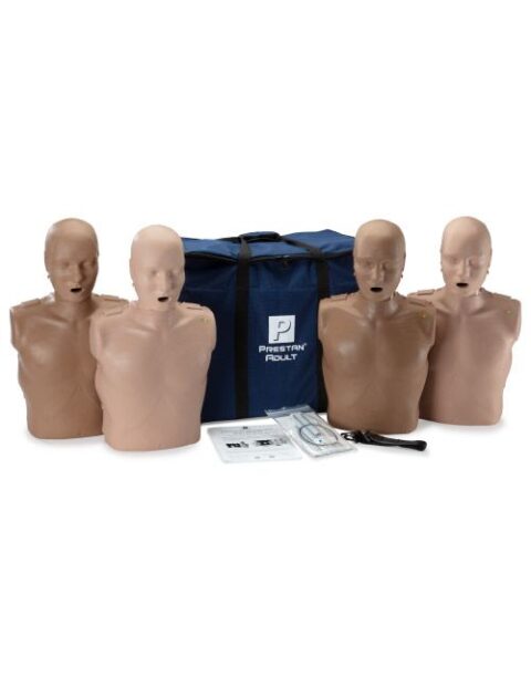 PRESTAN Adult Diversity Kit Manikins w/ CPR Monitors (4-pack)