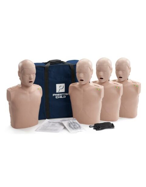 PRESTAN Professional Child Manikin with CPR Feedback, Medium Skin (4-Pack)