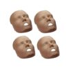 PRESTAN Professional Child Dark Skin Manikin Replacement Face Skins (4-pack)