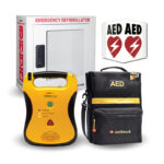Defibtech Lifeline AED With Standard Wall Cabinet