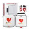 Stryker Physio-Control LIFEPAK CR2 With Carry Case & Wall AED Cabinet