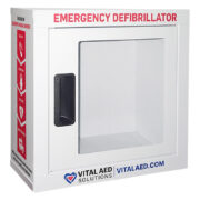 Deluxe Wall AED Cabinet With Graphical Rescue Steps