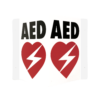 Wall AED V-Shaped Sign