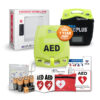 ZOLL AED Plus With Deluxe AED Alarmed Wall Cabinet